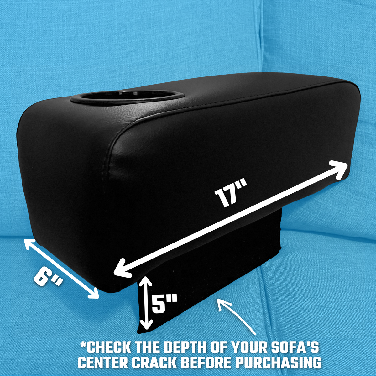 RV Armrest Cupholder - Black