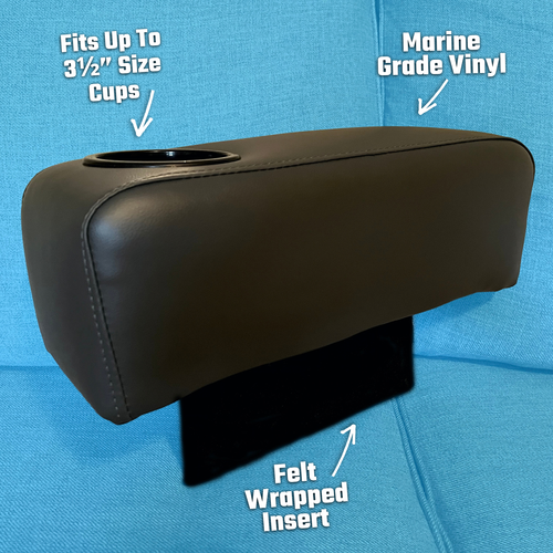 RV Armrest Cupholder - Charcoal
